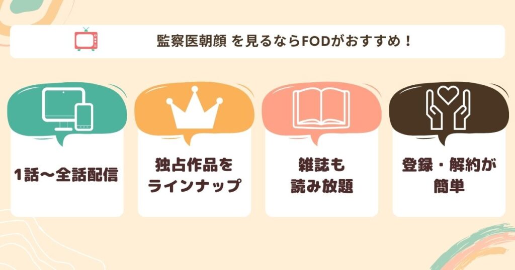 監察医朝顔FOD